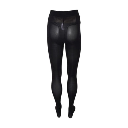 Black Maternity Solid Hosiery