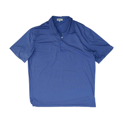 Blue Print Short Sleeve Polo