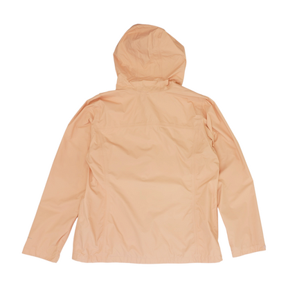 Peach Solid Rain Jacket