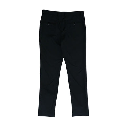 Black Solid Dress Pants
