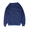 Blue Solid Sweatshirt Pullover