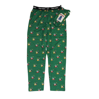 Green Graphic Pajama Bottom