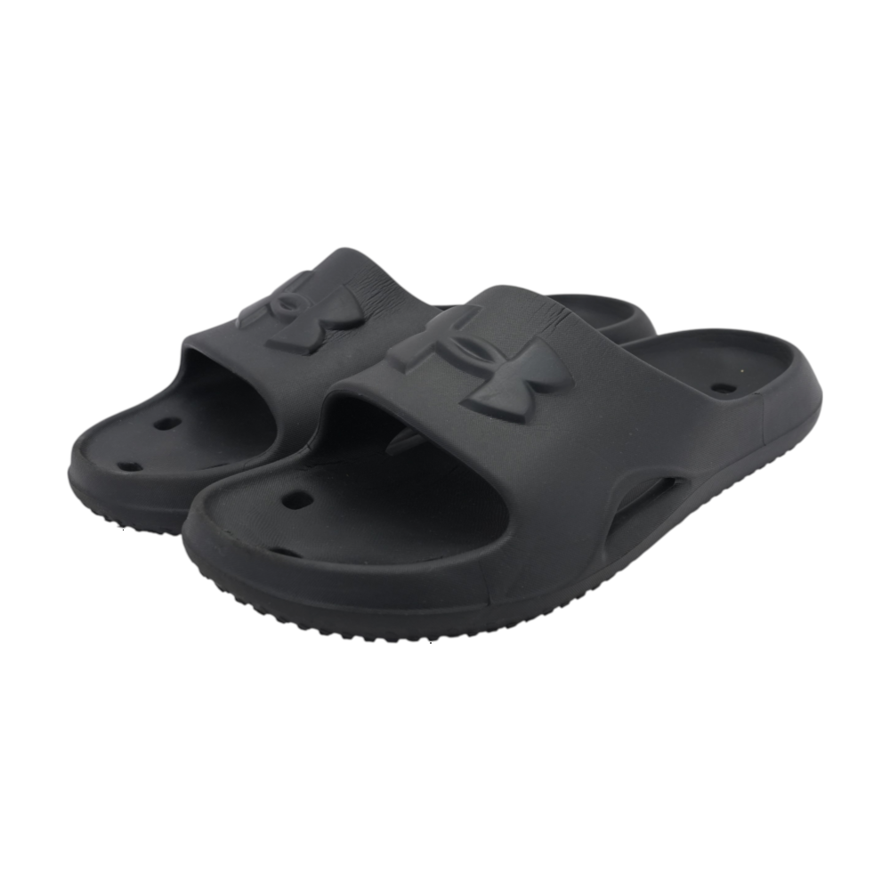 Black Athletic Slide