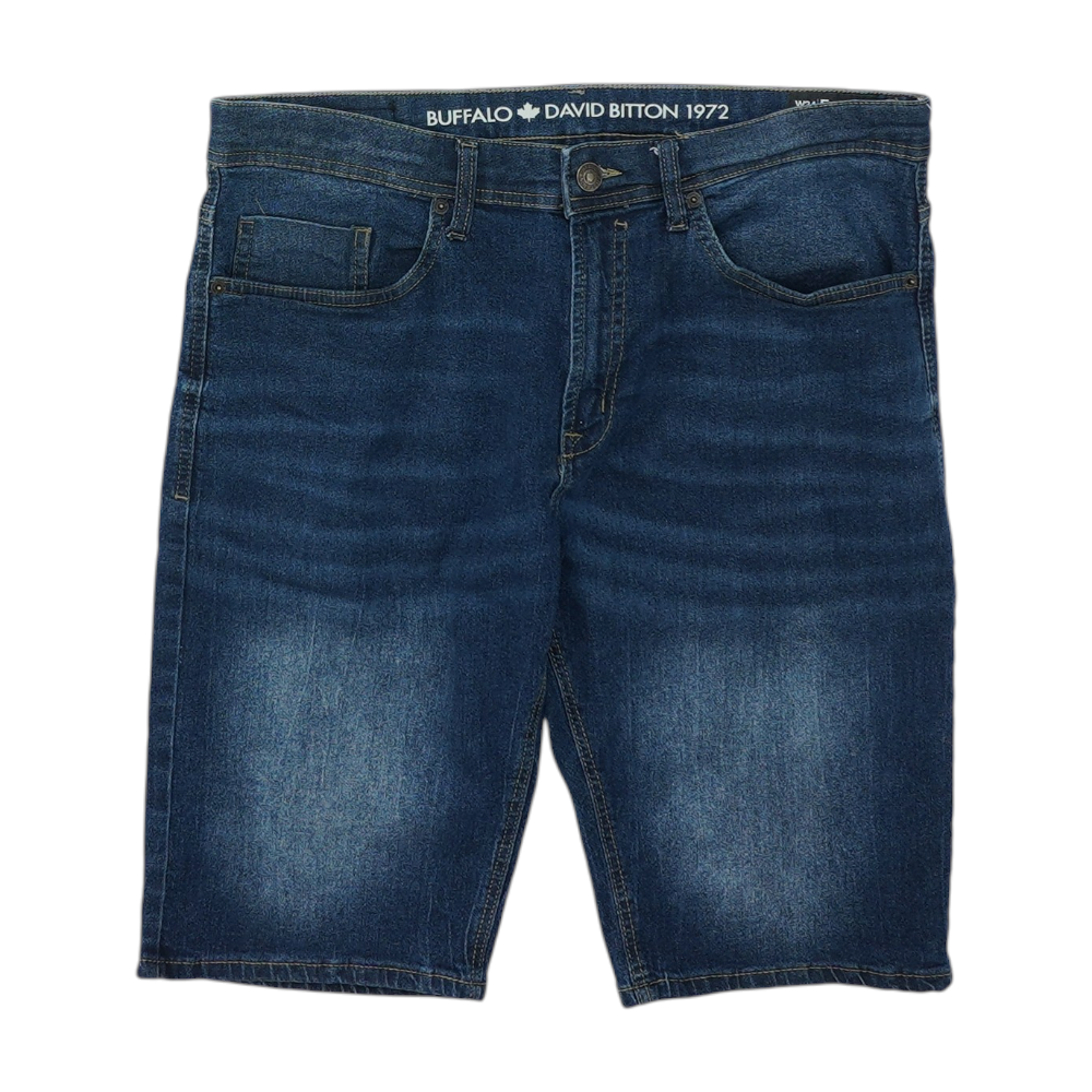 Navy Denim Shorts