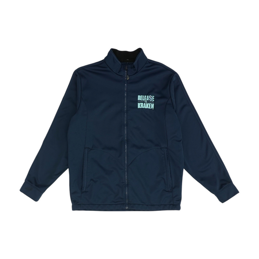 Navy Seattle Kraken Solid Active Jacket