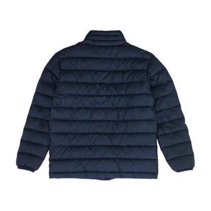 Navy Solid Puffer Jacket