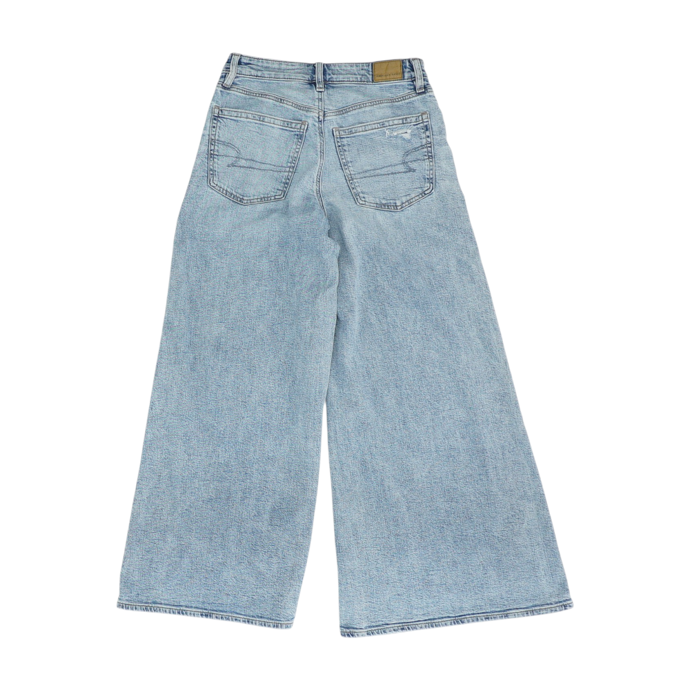 Blue Wide Leg Jeans