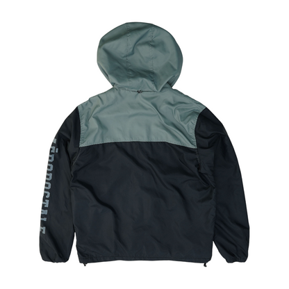 Gray Color Block Jacket