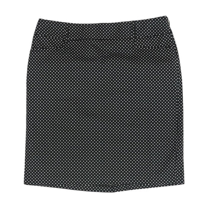 Black Polka Dot Midi Skirt