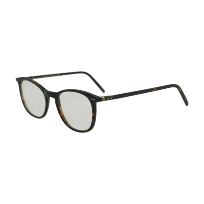Tortoise Lunor Oval Prescription Eyewear