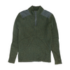 Green Color Block 1/4 Zip Sweater