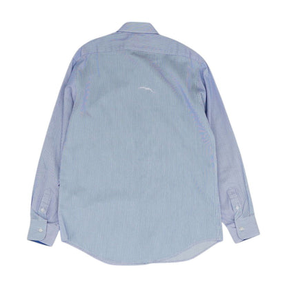 Blue Striped Long Sleeve Button Down