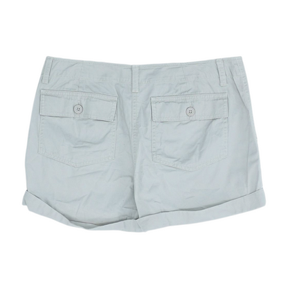 Brown Solid Chino Shorts