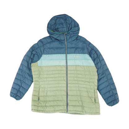 Blue Plus Color Block Jacket