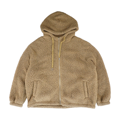 Brown Plus Solid Jacket