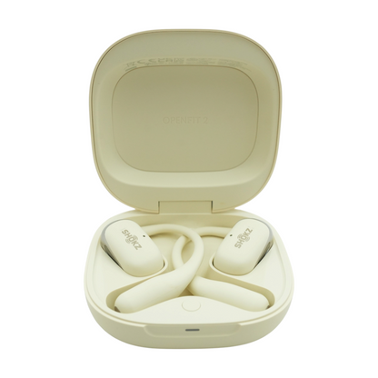 Beige OpenFit 2 Wireless Earbuds