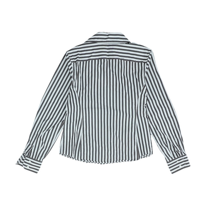 Brown Striped Button Down
