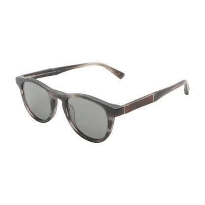 Gray Francis Round Sunglasses