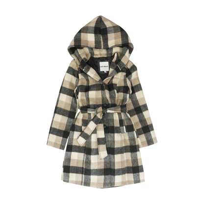 Beige Check Coat
