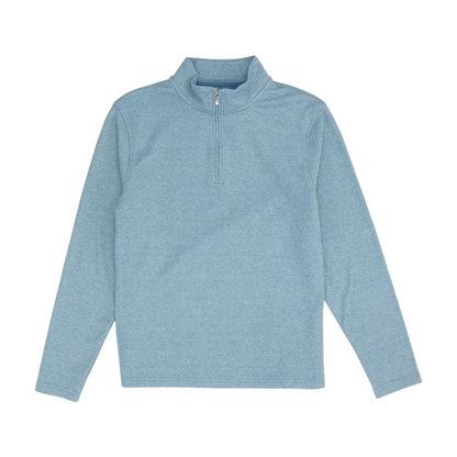 Blue Striped 1/4 Zip Pullover