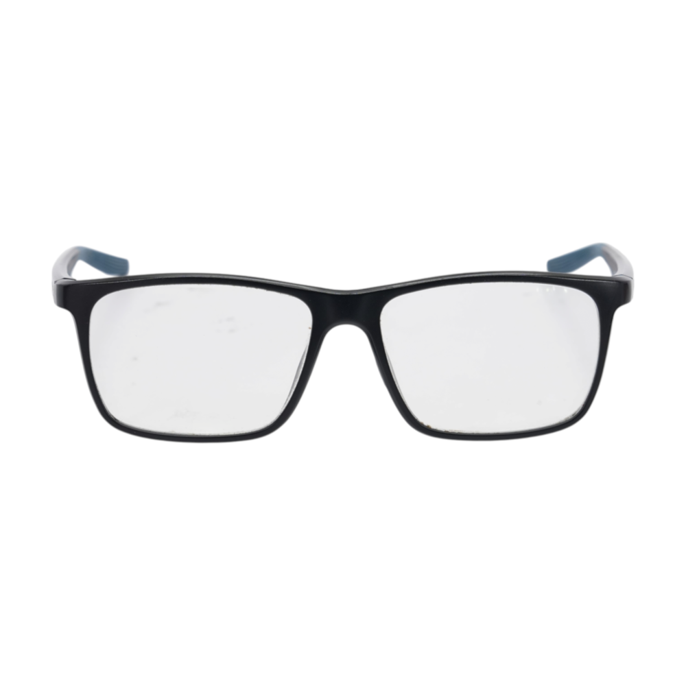 Black NIKE 7116 Square Prescription Eyewear