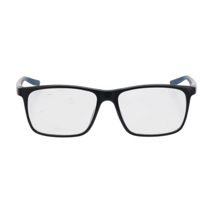 Black NIKE 7116 Square Prescription Eyewear