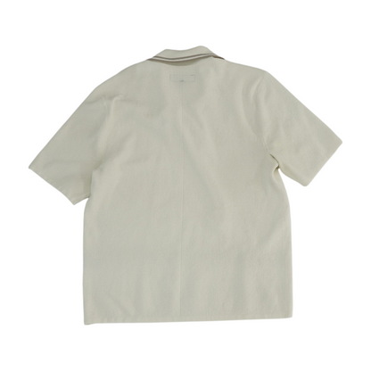 White Solid Pullover Sweater