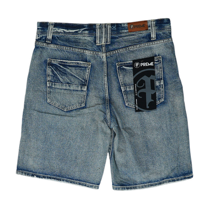 Blue Denim Shorts
