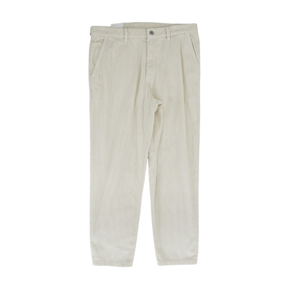 Cream Straight Pants