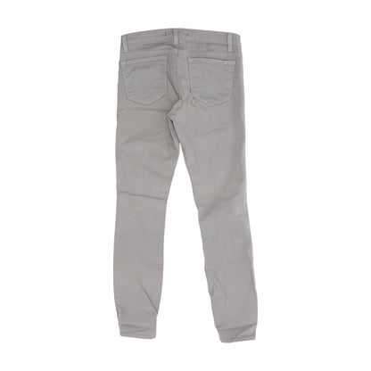 Gray Mid Rise Skinny Leg Jeans