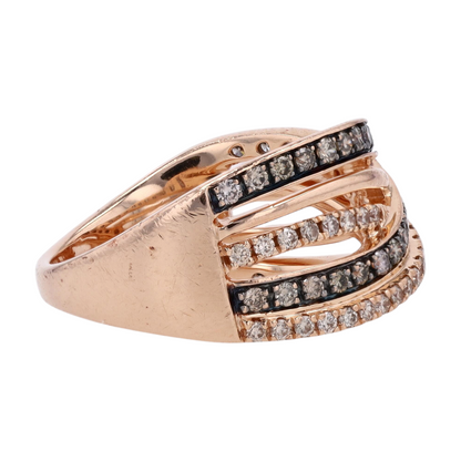 5/8 ctw 14K Rose Gold Diamond Fashion Ring