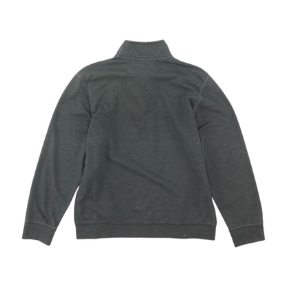 Charcoal Solid 1/4 Zip Pullover