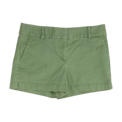 Green Solid Chino Shorts