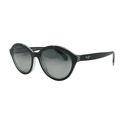 Black Mariana Round Sunglasses