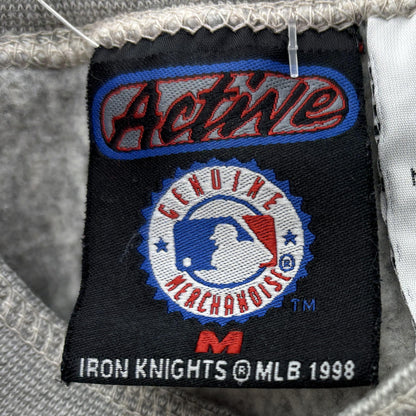 Vintage Gray Chicago Cubs Solid 1/4 Zip Pullover