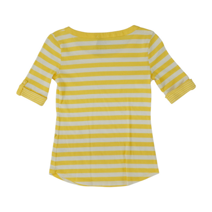 Yellow Petite Striped T-Shirt