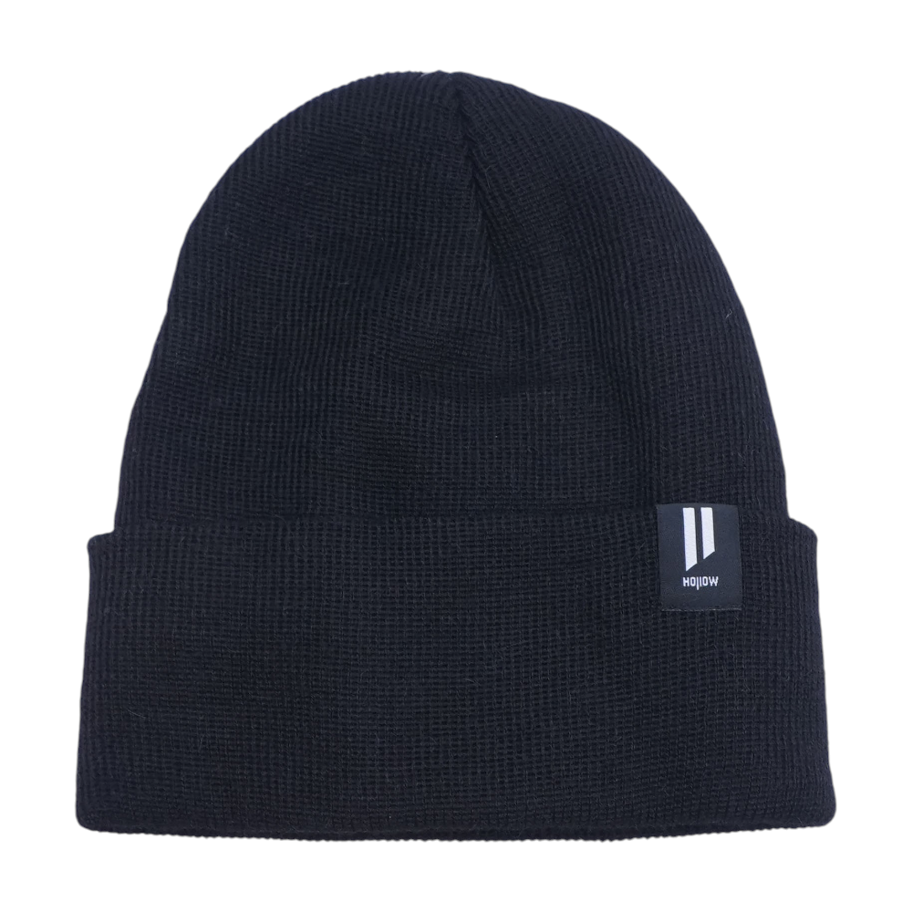 Hollow Black Beanie – Image 1
