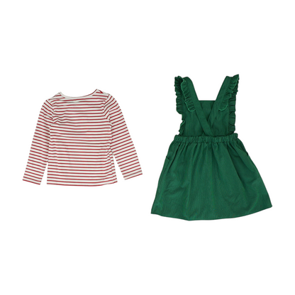 Green Striped Dress