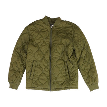 Olive Solid Bomber Jacket