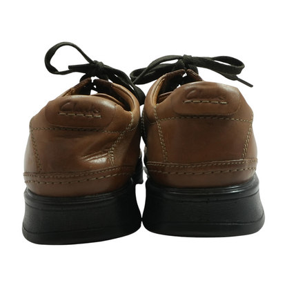 Brown Lace-Up Casual Shoes
