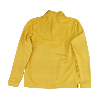 Yellow Solid 1/4 Zip Pullover