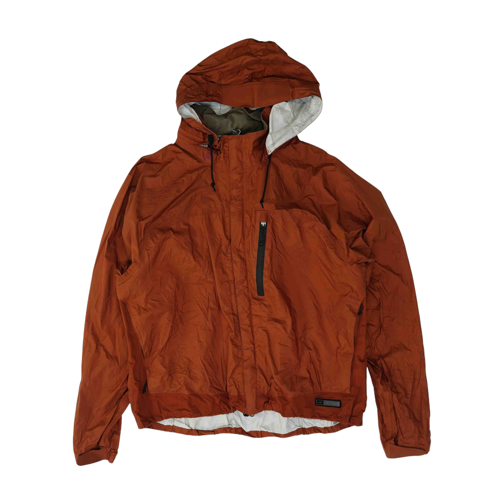 Brown Solid Rain Jacket
