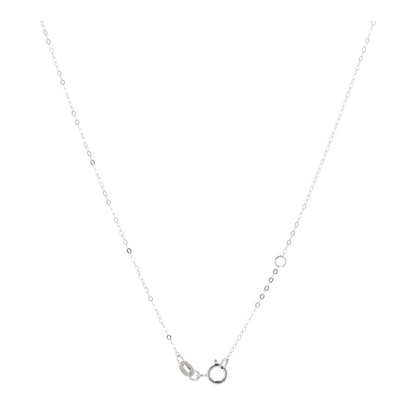 1 3/4 ctw 14K White Gold Sapphire Station Necklace – Image 2