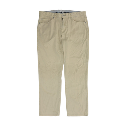 Beige Regular Pants
