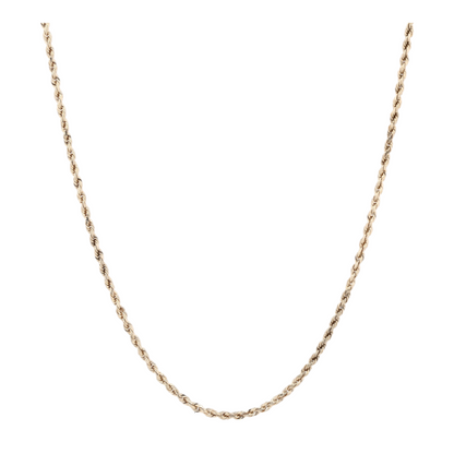 14K Yellow Gold Chain Necklace