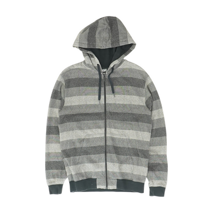 Gray Striped Active Jacket