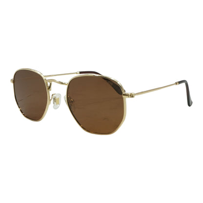Gold SJ1072 Geometric Sunglasses