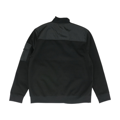 Black Solid Active Jacket
