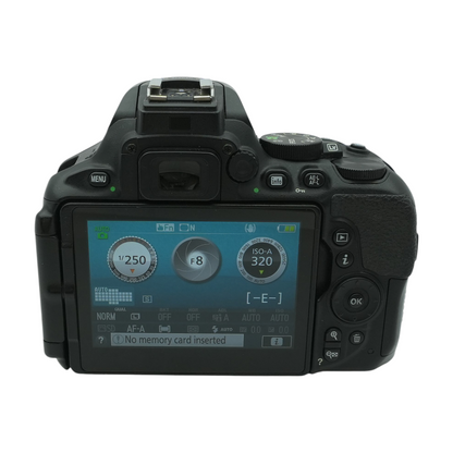 D5600 DSLR Camera with Nikkor 18-55mm f/3.5-5.6 G VR Lens