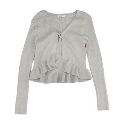 Beige Cardigan Sweater